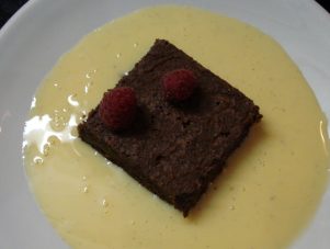 Restaurant Soissons La Bourse Aux Grains : brownies chocolat vanille