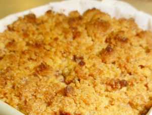 Restaurant Soissons La Bourse Aux Grains : crumble de pommes