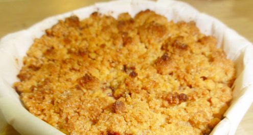 Restaurant Soissons La Bourse Aux Grains : crumble de pommes