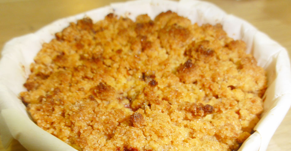 Restaurant Soissons La Bourse Aux Grains : crumble de pommes