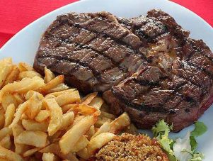 Restaurant Soissons La Bourse Aux Grains : entrecote xxl