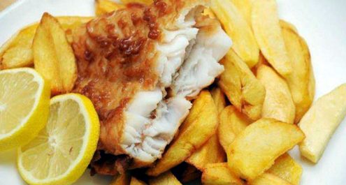 Restaurant Soissons La Bourse Aux Grains : fish and chips